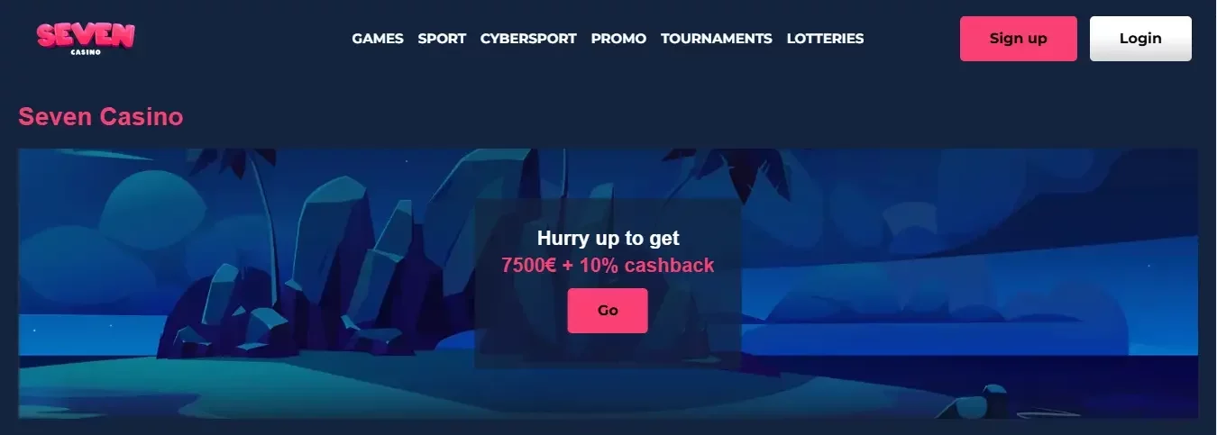 seven casino cashback